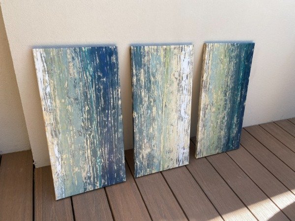 Producto - CUADRO TRIPTICO PARA COLGAR 3x 30x61 #9483