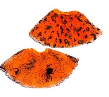 Producto - TUTU 3 CAPAS 30CM ESTAMPADO SURTIDO HALLOWEEN NARANJA