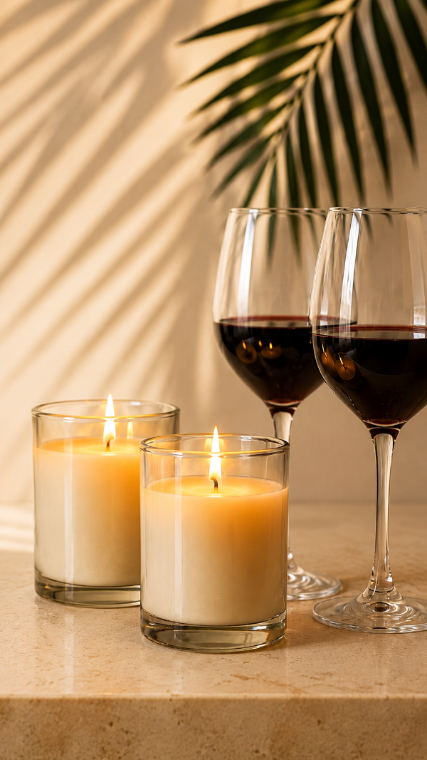 Producto - Taller presencial recreativo de VELAS Y VINO