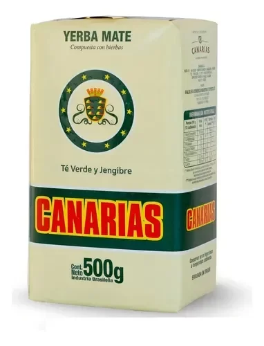 Producto - Yerba Canarias "Té verde y jengibre"