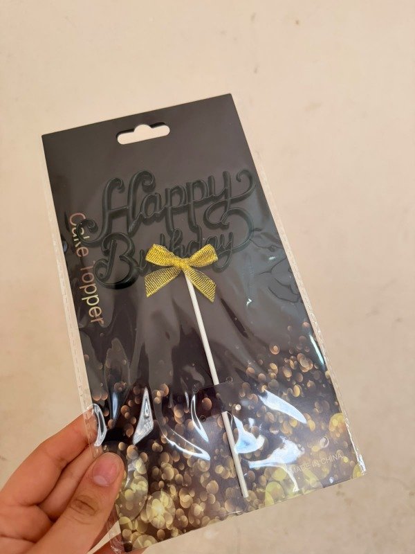 Producto - Topper happy birthday - varios modelos - 2