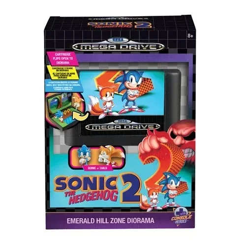 Producto - Console Heroes Sega Mega Drive Sonic the Hedgehog 2 Cartridge Diorama