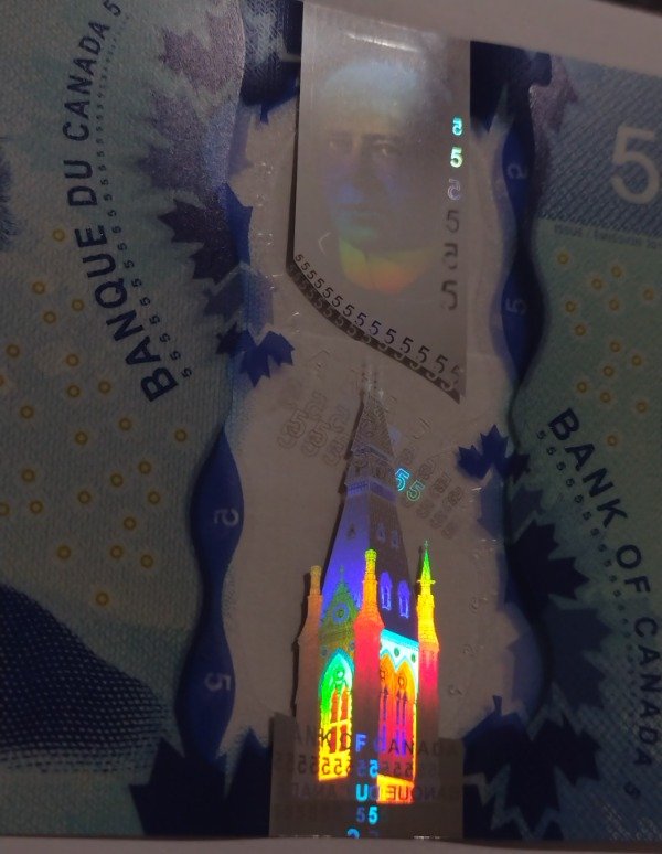 Producto - Canadá billete 5 dólares polímero emisión 2013 - 5