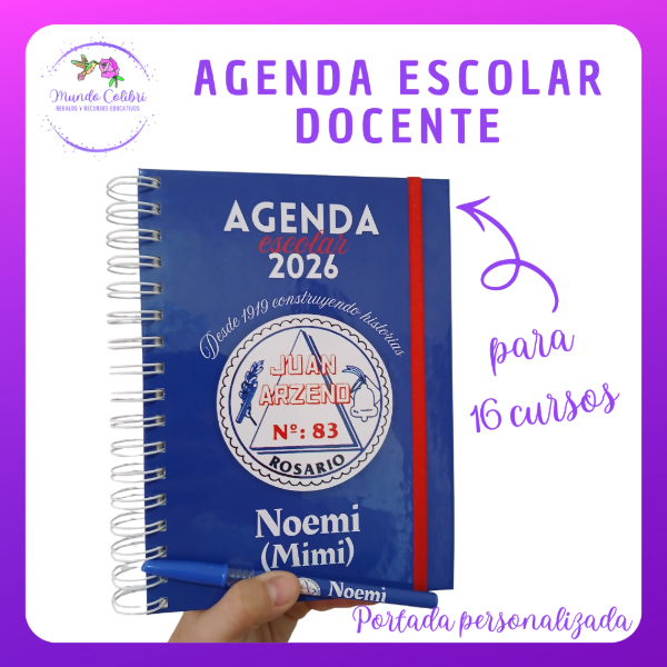 Producto - Agenda Escolar Docente (16 cursos)