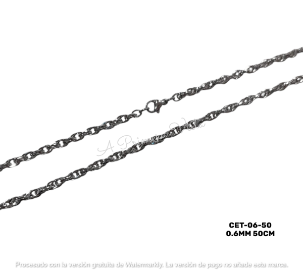 Producto - Cadena estilo turbillon