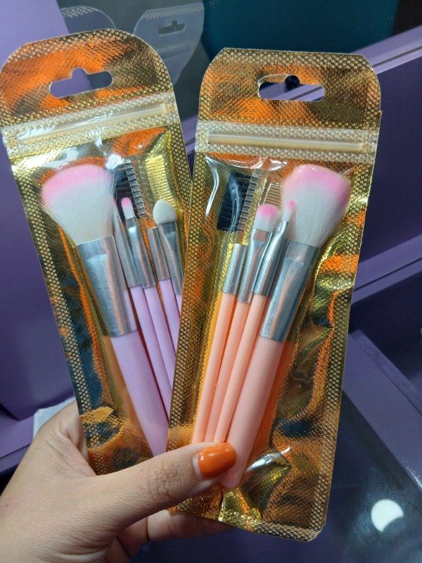 Producto - Set brocha mini paquete dorado