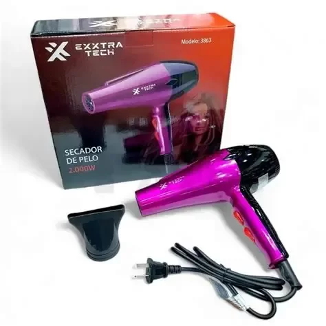 Producto - Secador De Pelo Hnova Exxtra Tech 2000 W Ultra Potente Color Violeta