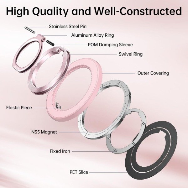 Producto - SYNCWIRE Magnetic Phone Ring Holder for MagSafe 360 (11 colores) - 4