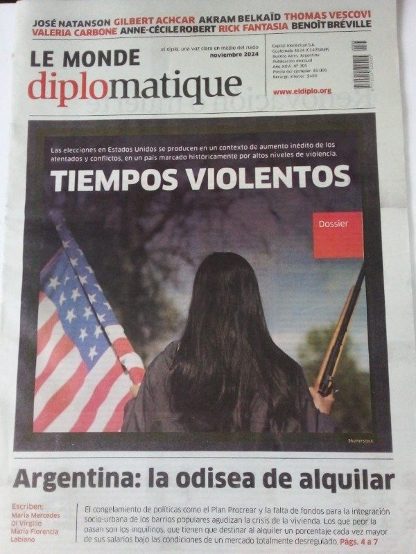 Producto - Le Monde Diplomatique #305 - Tiempos violentos Breville - Noviembre 2024