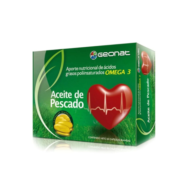 Producto - ACEITE DE PESCADO GEONAT X 60 CAPS
