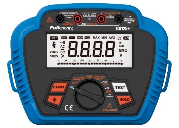 Producto - MEDIDOR DE RESISTENCIA DE AISLAMIENTO DIGITAL FL6125+