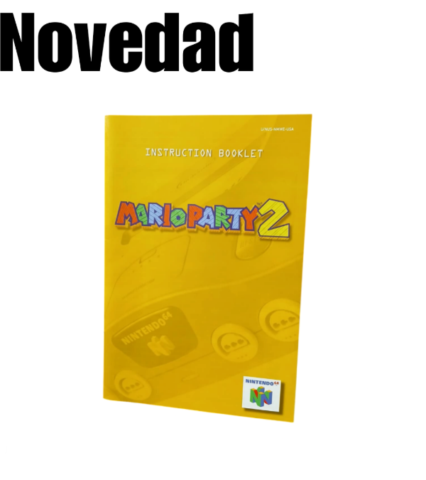 Producto - Manual de Mario Party 2 Nintendo 64