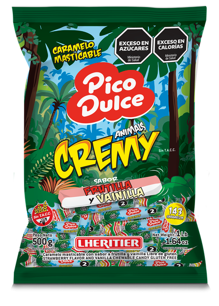 Producto - Pico Dulce Caramelo Animal Cremy 500 gr 143 unidades