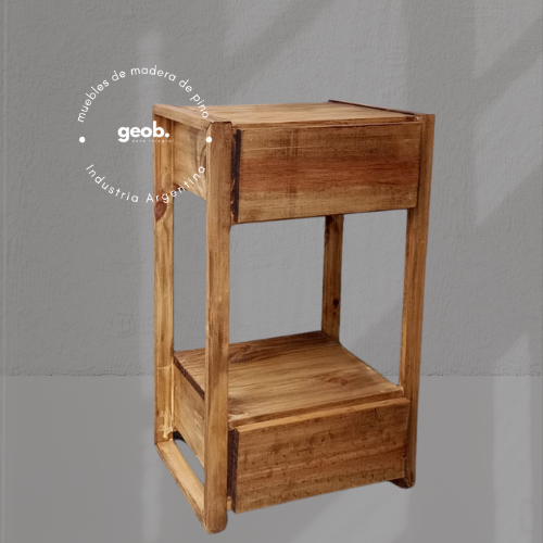 Producto - Mesa de luz pino Eco