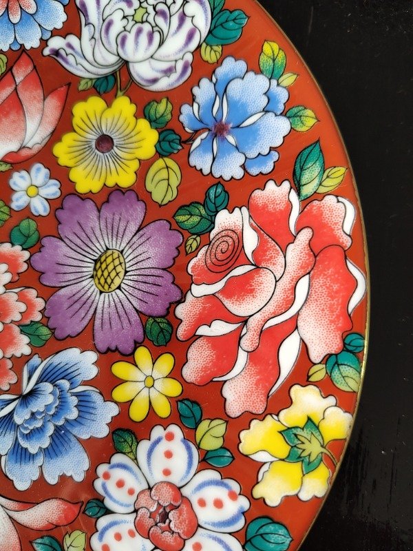 Producto - Plato Deco 19 Flores - 1