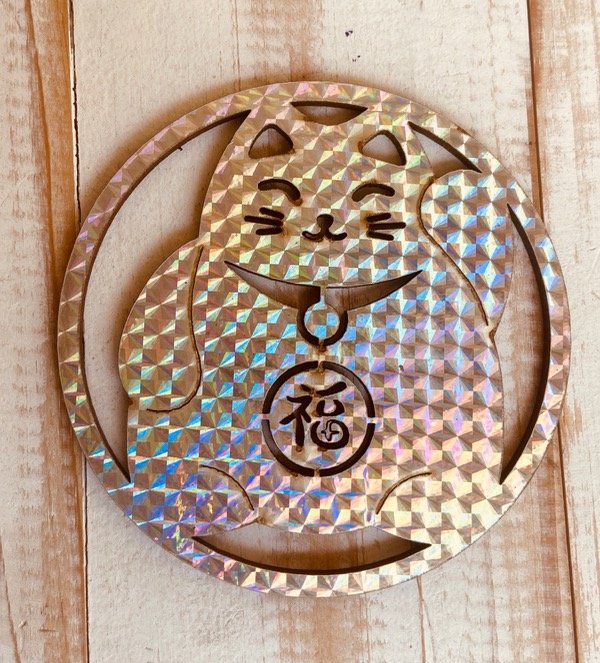 Producto - Gato maneki neko shimmer 10 cm