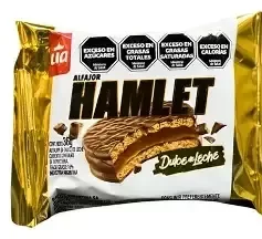 Producto - alfajor hamlet dulce de leche simple caja 56x 36 grs