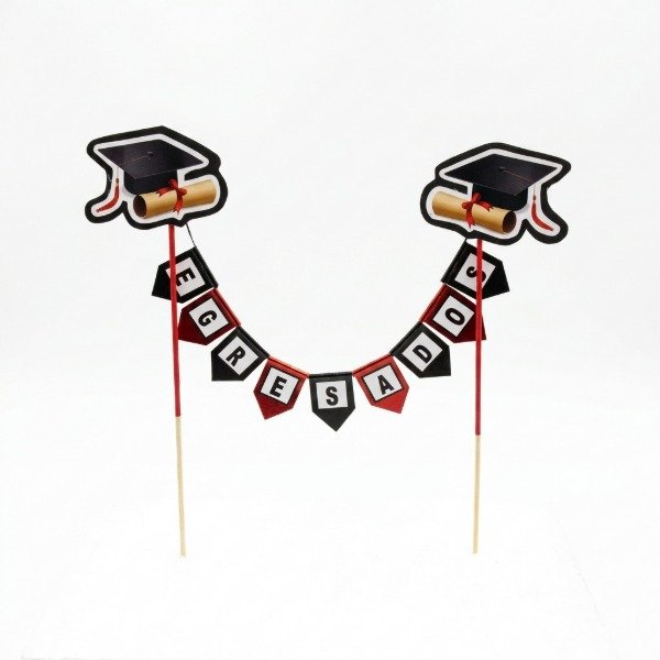 Producto - Topper banderin egresados