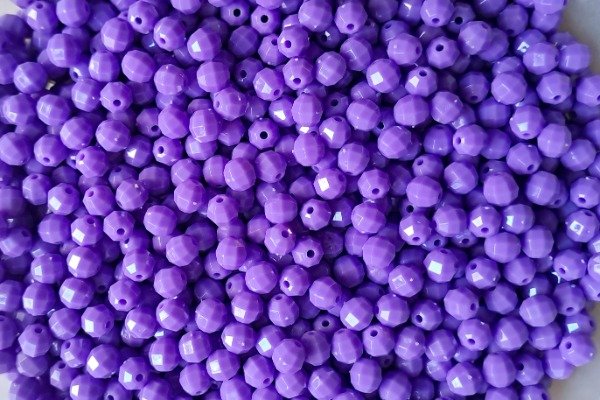 Producto - Bolitas Facetadas Violeta 02 6 mm