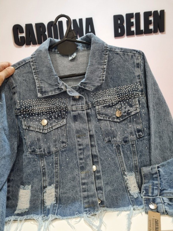 Producto - Campera strass azul