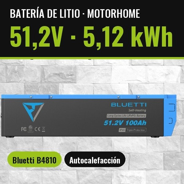 Producto - Batería de Litio BLUETTI 5,1kWh IP65 - 0