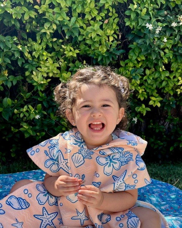 Producto - Ponchito de toalla para bebé