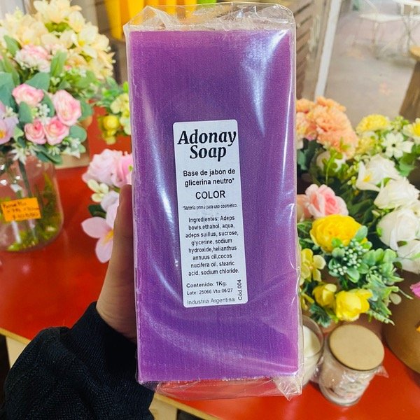 Producto - ADONAY COLOR Barra de jabón 1kg