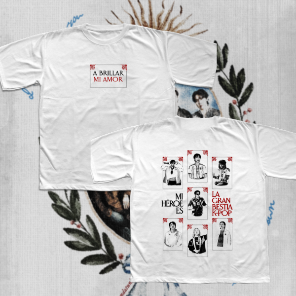Producto - REMERA A BRILLAR MI AMOR - VERSION KPOP - DOBLE ESTAMPA - 0