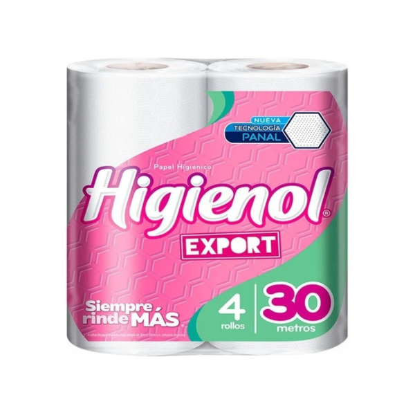 Producto - PAPEL HIGIÉNICO 4x30m. EXPORT - HIEGIENOL