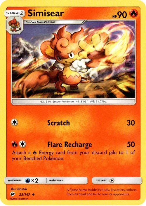 Producto - Simisear - 23/147 - Burning Shadows