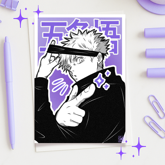 Producto - Ilust. Satoru Gojo 2 // Jujutsu Kaisen