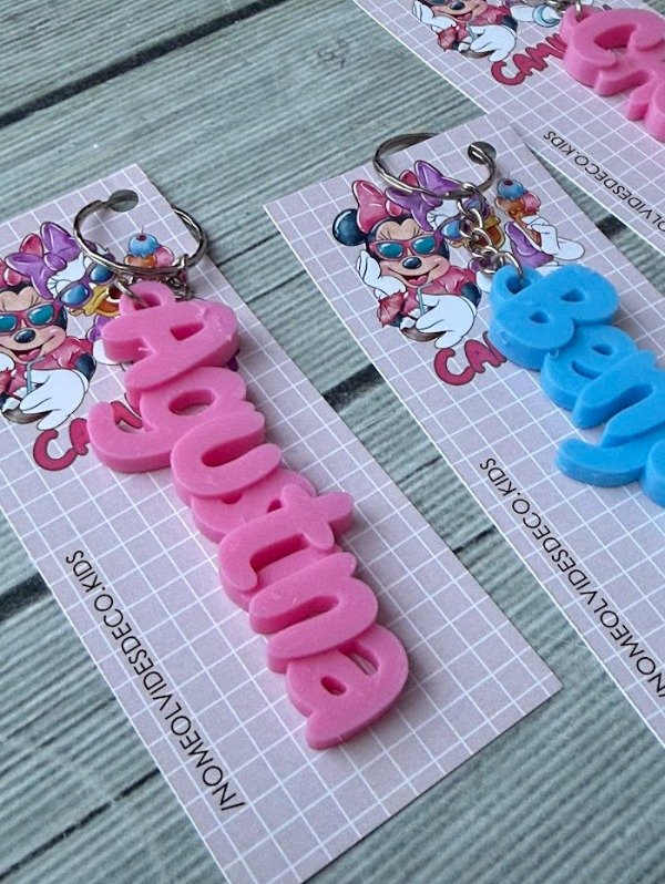 Producto - Llaveros nombre 3D - 2