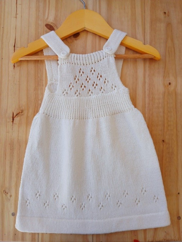 Producto - VESTIDO HILO TEJIDO / BLANCO / TALLE 2