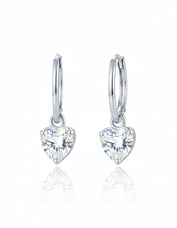 Producto - Argollas Corazón Brillo