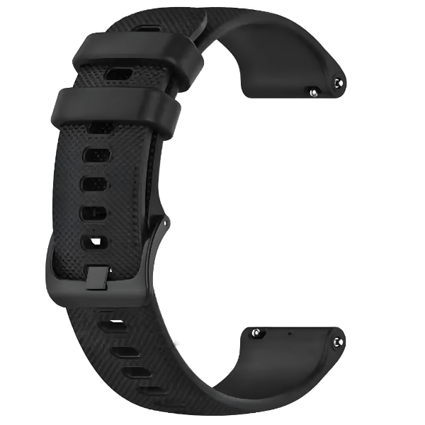 Producto - MALLA CORREA SMARTWATCH 18MM NEGRA TEXTURIZADA HEBILLA