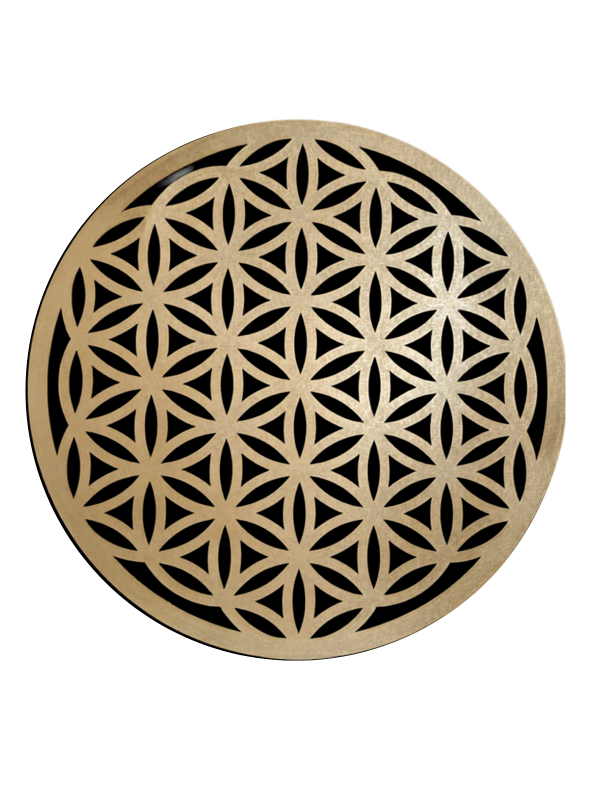 Producto - Cuadro Flor de la Vida Dorado 34 cm - 3