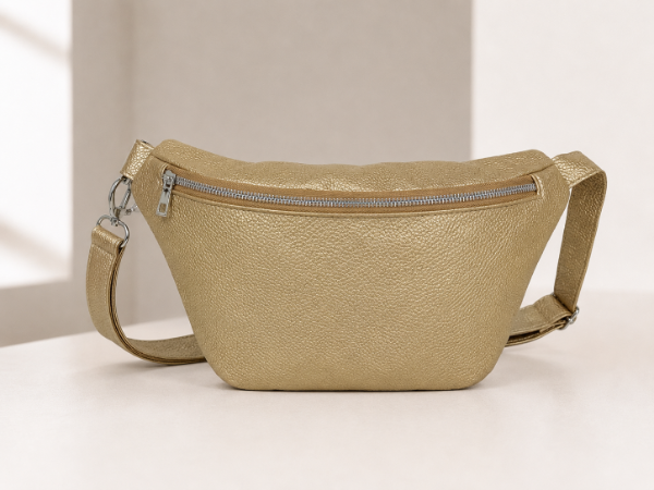 Producto - RIÑONERA ECOCUERO - DORADO