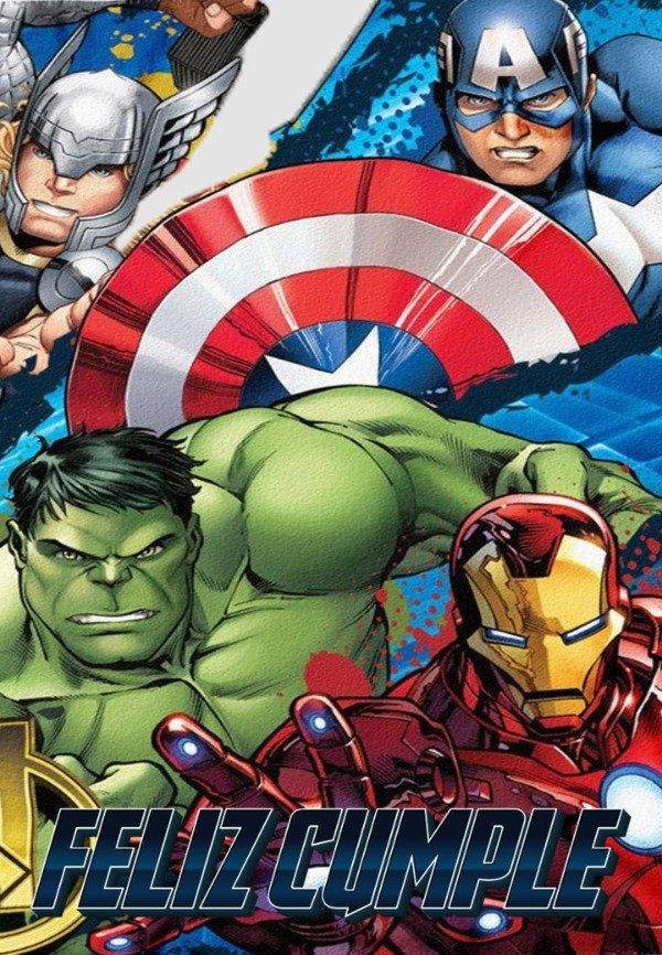 Producto - LAMINA AVENGERS 7 RECTANGULAR