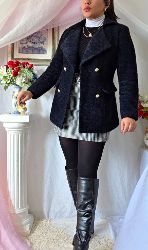 Producto - Tapado/ Blazer Dana Oscuro! IMPORTADO NUEVO - 6