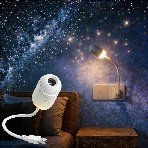 Producto - Proyector luna y galaxia incluye 2 cabezales intercambiables puerto usb DY-270 - 0