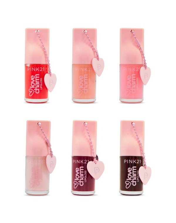 Producto - Lipgloss love charm llavero - PINK 21