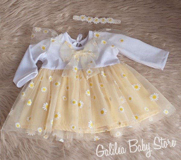 Producto - VESTIDO MARGARITA AMARILLO