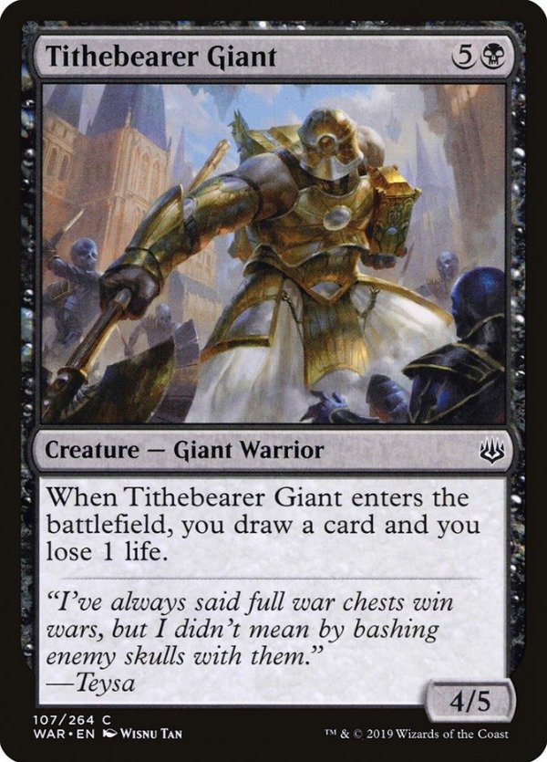 Producto - Tithebearer Giant #107  War of the Spark