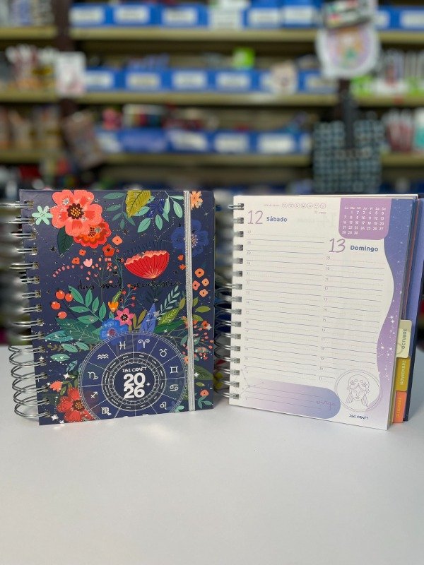 Producto - Agenda Diaria c/espiral R8 - Horóscopo  - "Ibi Craft"