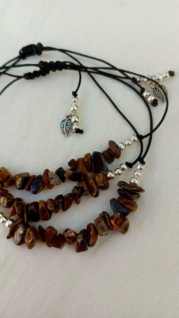 Producto - Tobipulsera Ojo de tigre - escallas naturales