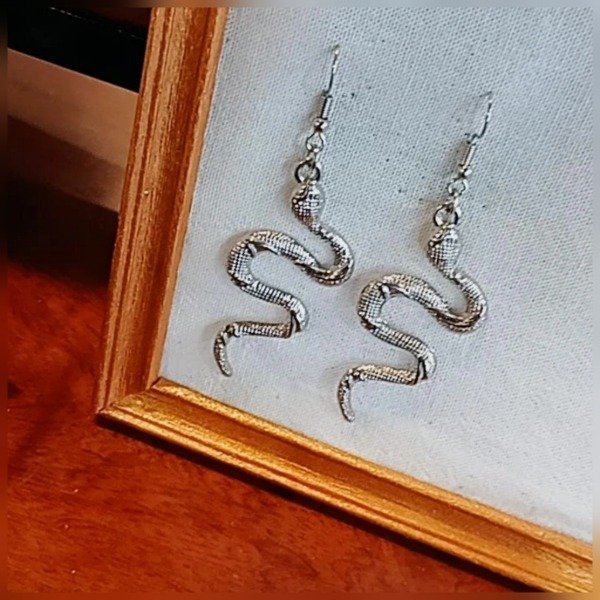 Producto - AROS "SNAKE PLATEADO"