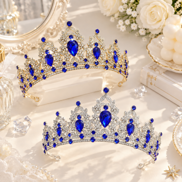 Producto - VINCHA METAL CORONA C/DIAMANTE EN CAJA X12PC 2142
