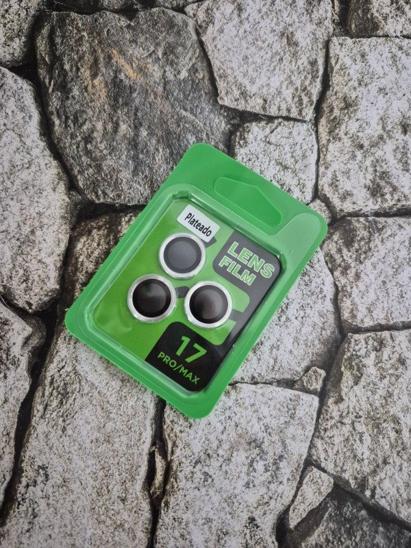 Producto - Protector de cámara Iphone 17 Pro / Pro Max plata