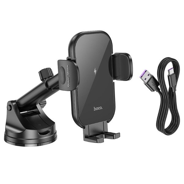 Producto - HOCO - Holder Auto HW5 con carga inalambrica Consola - 5