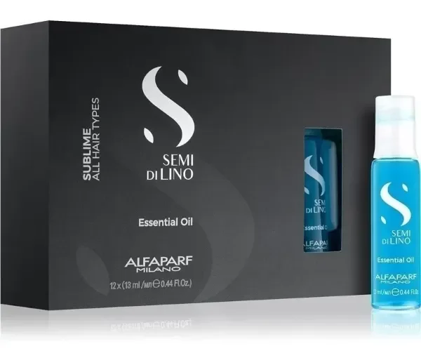 Producto - Ampolla Alfa Parf Azul Semi Di Lino De Brillo Y Nutrición